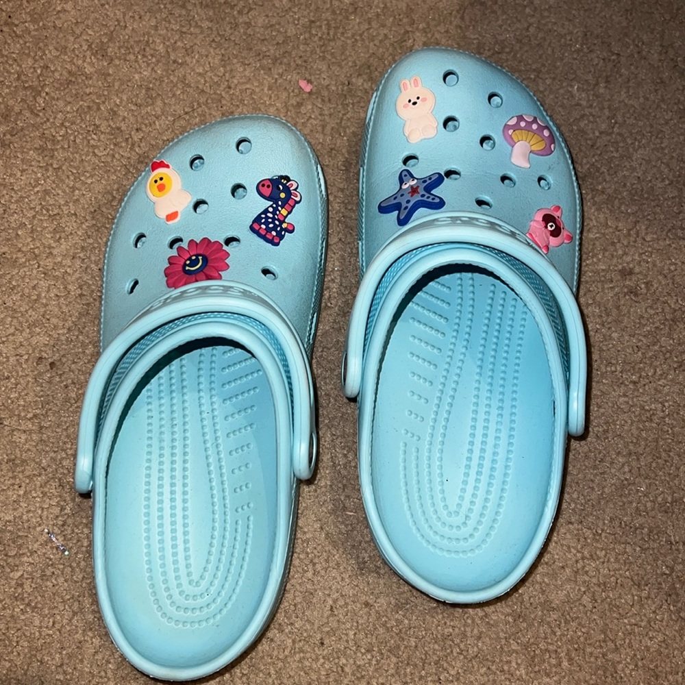 Light Blue Crocs